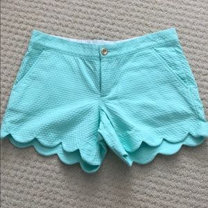 Sea foam green shorts